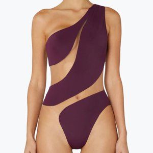 Size Small ROOM 24 FREYA ONE PIECE SWIMSUIT BORDEAUX - NEW WITH TAGS UNOPENED